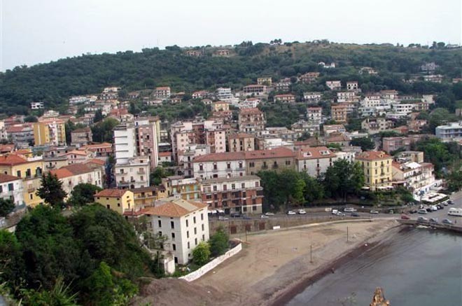 Our view of Agropoli from the castle © Clare and Andrew Payne